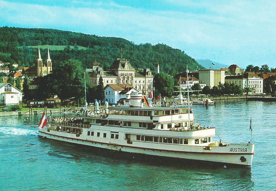 MS Austria in den 60er Jahren in Bregenz  - Bild: Archiv A. Heer, Flawil