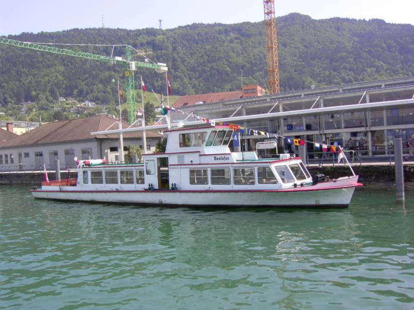 Am 31.05.2003 liegt MS Montafon am Platz 4 in Bregenz für eine Sonderfahrt bereit.
