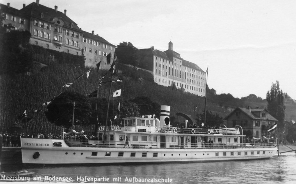 MS Oesterreich Anfang der 30er Jahre in Meersburg  (Bild: A. Heer)